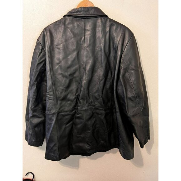 Men's Wilson's Leather Genuine Leather Coat in Size XL [EXCELLENT] - Picture 4 of 5